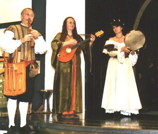 In Renaissancekostümen
